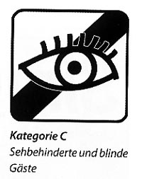 Piktogramm Barrierefreiheitf�r Blinde